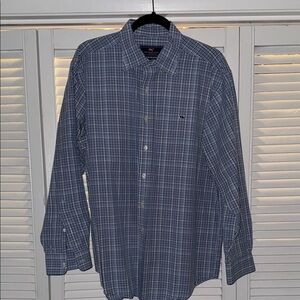 Vineyard Vines Blue Casual Button Down Shirt